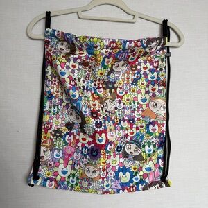 Takashi Murakami × NewJeans “Supernatural” Collab Drawstring Bag +Photocards Set